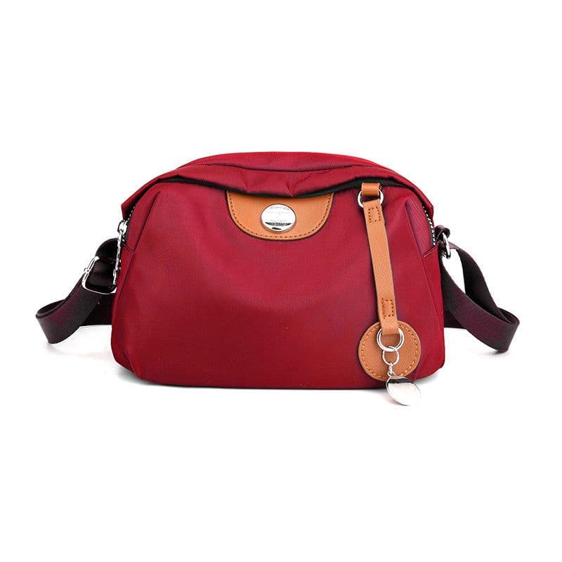 image-Fashion Nylon Canvas Diagonal Package Casual Oxford Cloth Shoulder Bag