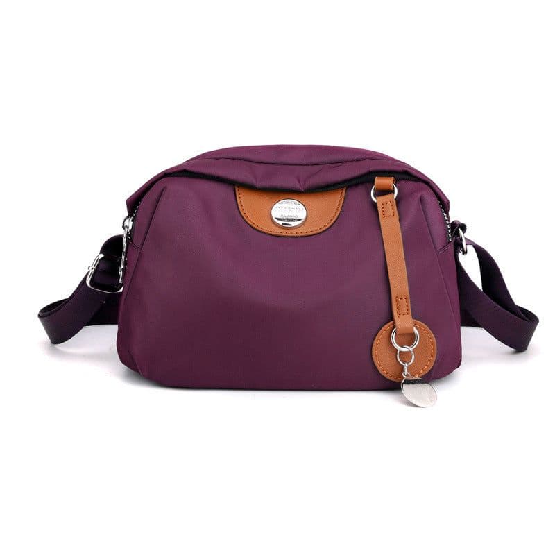 image-Fashion Nylon Canvas Diagonal Package Casual Oxford Cloth Shoulder Bag
