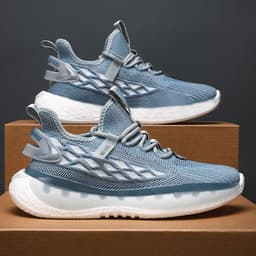 image-Men's Fly Woven Mesh Breathable Casual Student Sports Running Shoes