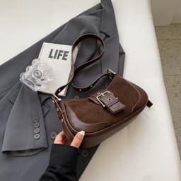 image-New Women's Autumn Winter Retro All-match Messenger Bag