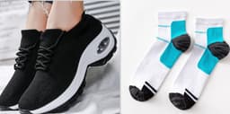 image-Women's Flying Socks Casual Running Shoes