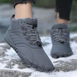 image-Outdoor Sports Cotton Shoes For Men And Women Winter Warm Slip-on Boots Wear-resistant Anti-ski Thickened Shoes Couple