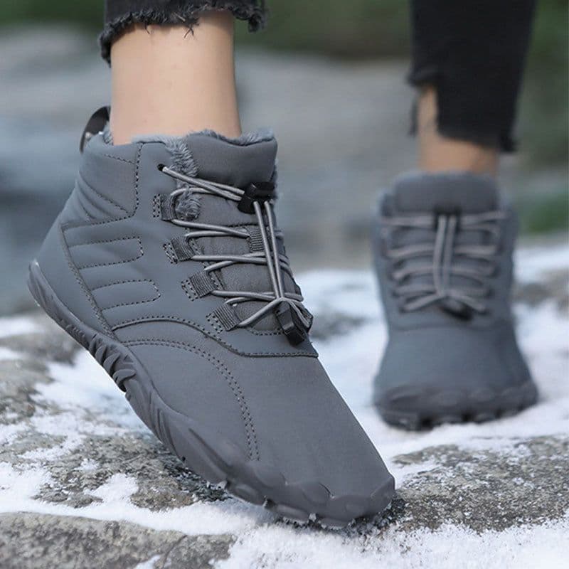 image-Outdoor Sports Cotton Shoes For Men And Women Winter Warm Slip-on Boots Wear-resistant Anti-ski Thickened Shoes Couple