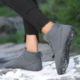 image-Outdoor Sports Cotton Shoes For Men And Women Winter Warm Slip-on Boots Wear-resistant Anti-ski Thickened Shoes Couple
