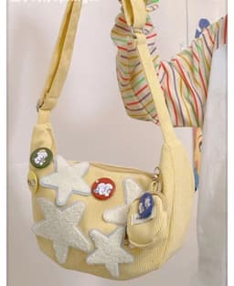 image-Corduroy Bag Women's Simple All-match Casual Retro