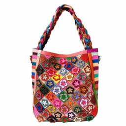 image-Women's Fashion Stitching Diamond Plaid Blype Shoulder Messenger Bag