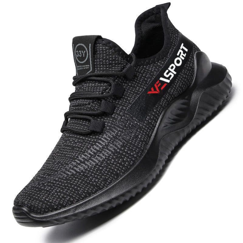 image-New Flyknit Men's Shoes Korean Style Trendy Casual Shoes Comfortable