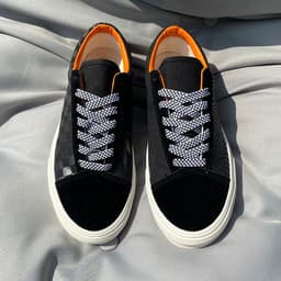 image-Black Warrior Plaid Classic Low-top Shoes High Street Canvas