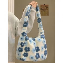 image-New Large Capacity Fur Bag Women's Bag Casual All-matching