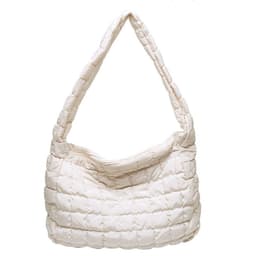 image-Single Shoulder Crossbody Autumn And Winter New Plaid Down Tote Bag
