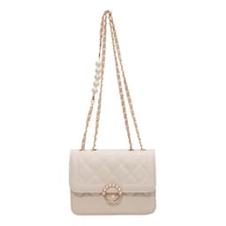 image-Women's Fashion All-match Pearl Chain Shoulder Messenger Bag