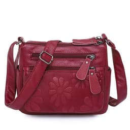 image-Large Capacity Soft Leather Fashion Shoulder Crossbody Bag