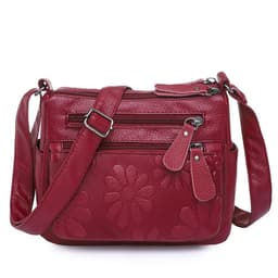 image-Large Capacity Soft Leather Fashion Shoulder Crossbody Bag