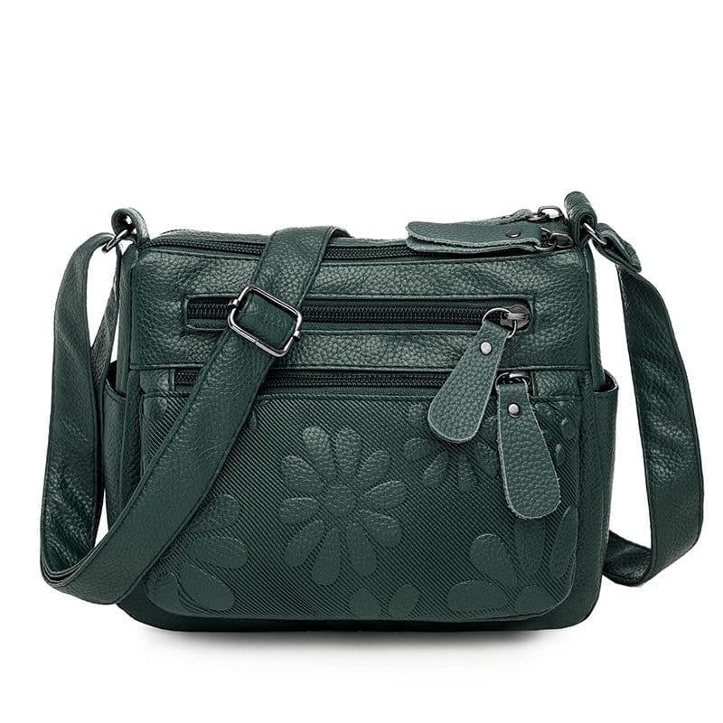 image-Large Capacity Soft Leather Fashion Shoulder Crossbody Bag