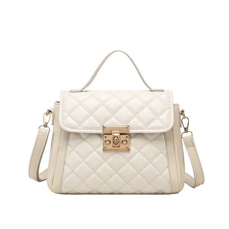 image-Women's Rhombus Crossbody Shoulder Bag Fashion PU Handbag