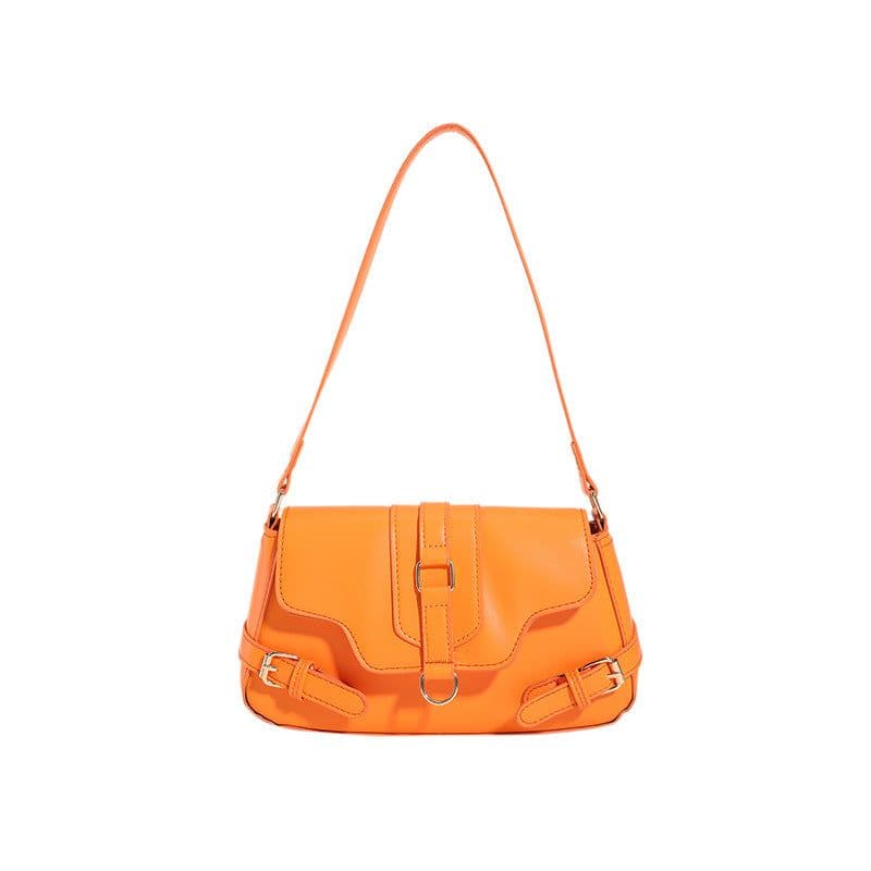 image-Pure Color Simple Shoulder Messenger Bag Fashion Casual