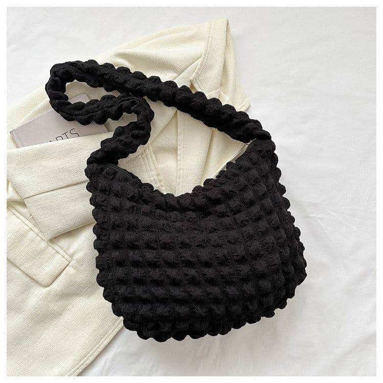 image-Niche Pleated Clouds Cute Simple Soft Trendy Western Style Underarm Commuter Bag