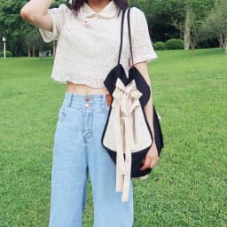 image-Special-interest Design New Cloth Bag Large Capacity Mori Style Portable Shoulder Bag