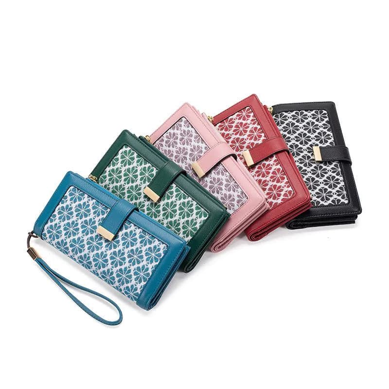 image-Long Buckle Women's Wallet Large Capacity