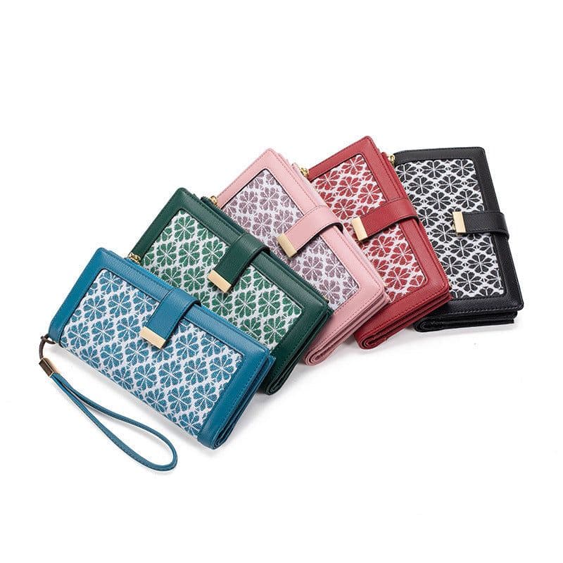 image-Long Buckle Women's Wallet Large Capacity