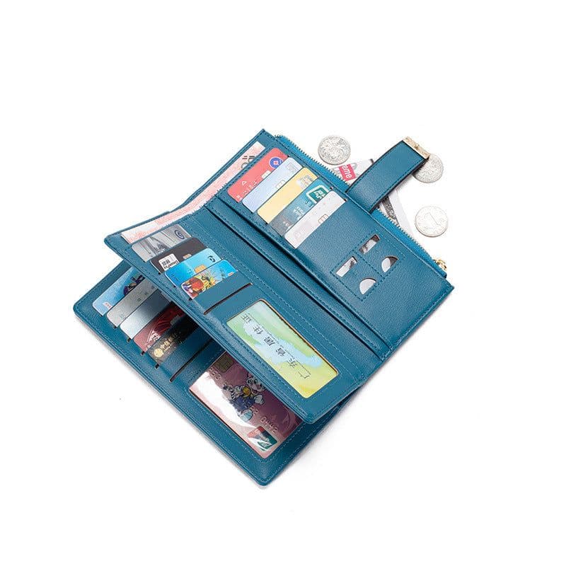 image-Long Buckle Women's Wallet Large Capacity