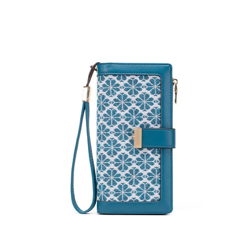 image-Long Buckle Women's Wallet Large Capacity