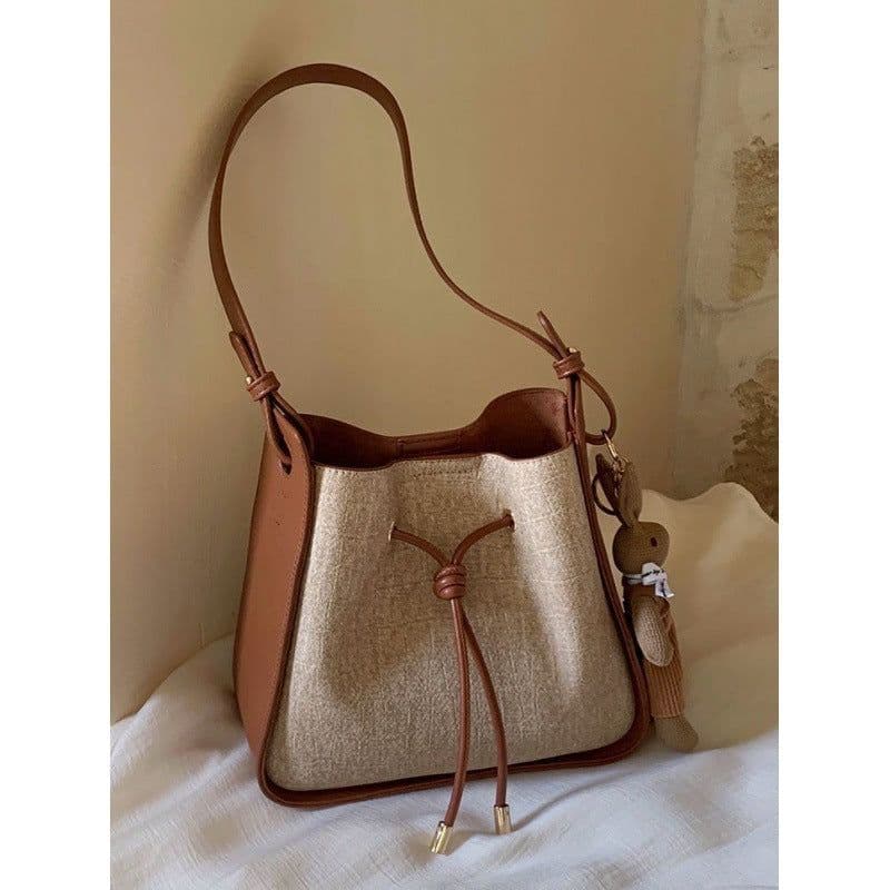 image-Women's Crossbody Bucket Tote Bag