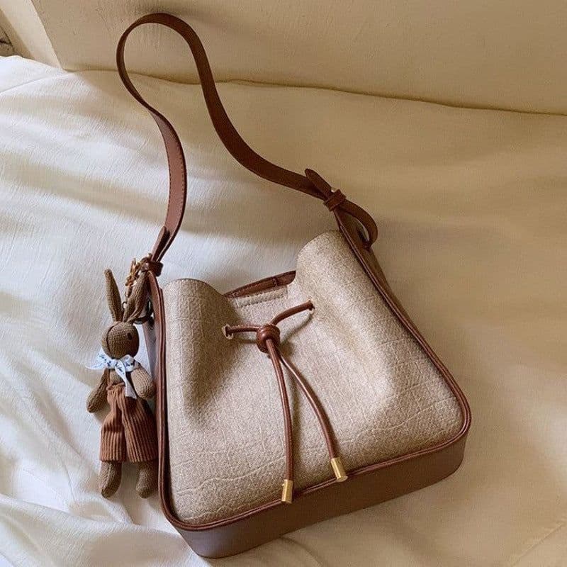 image-Women's Crossbody Bucket Tote Bag