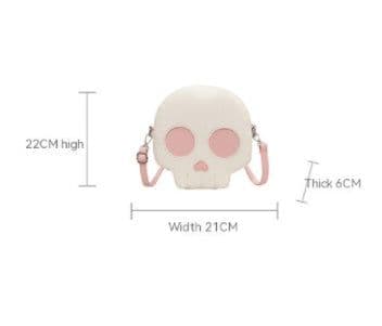 image-Skull Small Round Versatile Halloween Internet Celebrity Shoulder Messenger Bag