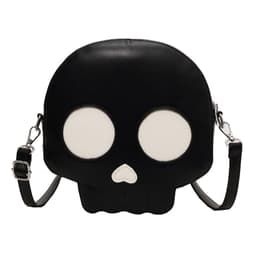 image-Skull Small Round Versatile Halloween Internet Celebrity Shoulder Messenger Bag