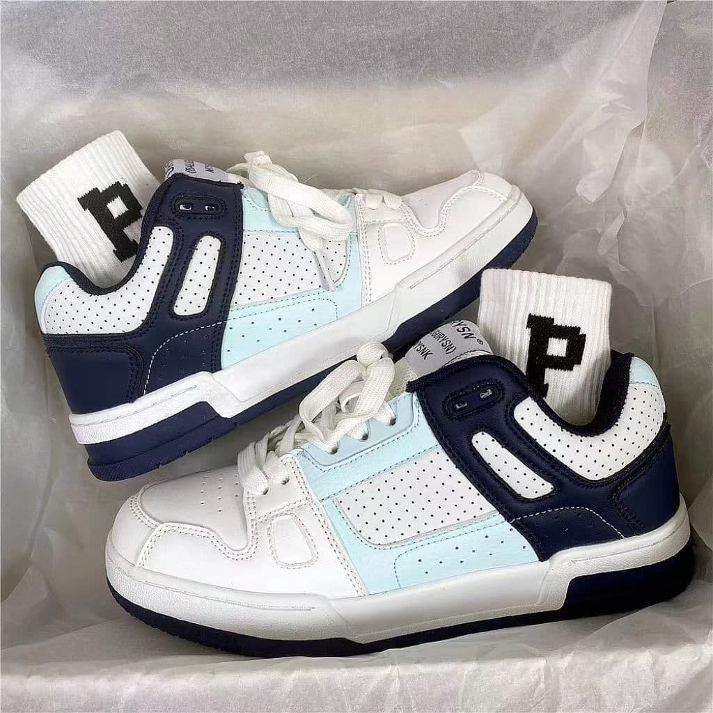 image-Male And Female Students Casual Couple Skateboard Retro Sneaker