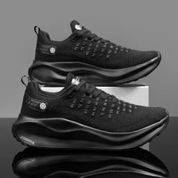 image-Men's Fashionable All-match Casual Flying Woven Breathable Shoes