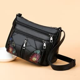 image-Soft Textured Women's Large Capacity Versatile Crossbody Bag