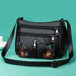 image-Soft Textured Women's Large Capacity Versatile Crossbody Bag