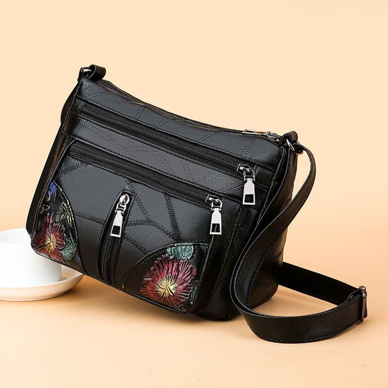 image-Soft Textured Women's Large Capacity Versatile Crossbody Bag