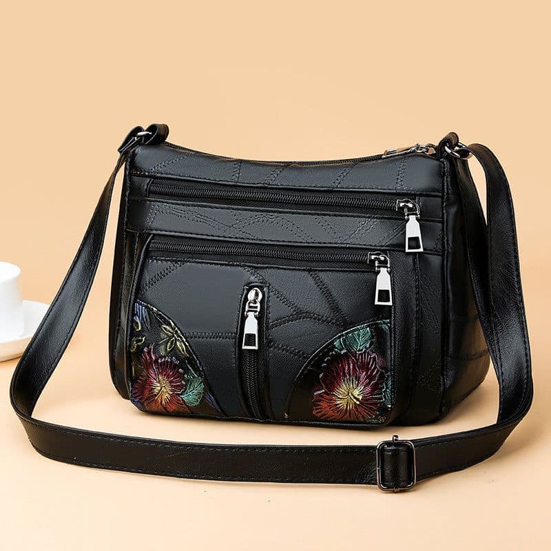 image-Soft Textured Women's Large Capacity Versatile Crossbody Bag
