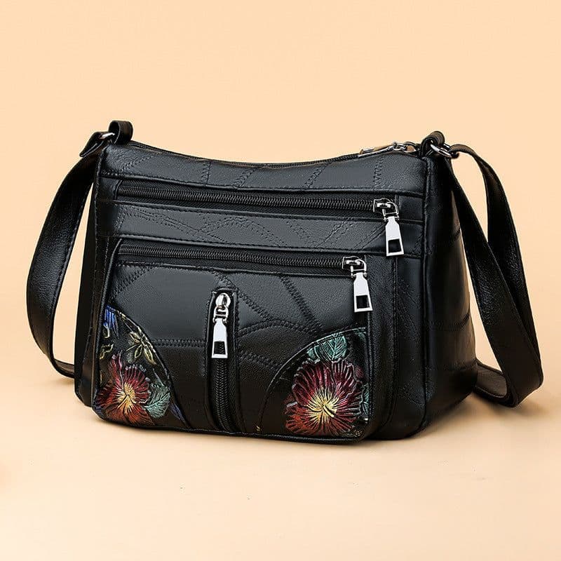 image-Soft Textured Women's Large Capacity Versatile Crossbody Bag