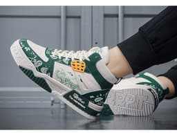 image-High-top Casual Male Leather Waterproof Sports Board Shoes