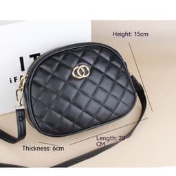 image-Women's Shoulder Messenger Bag New Fashion Small Round Mini
