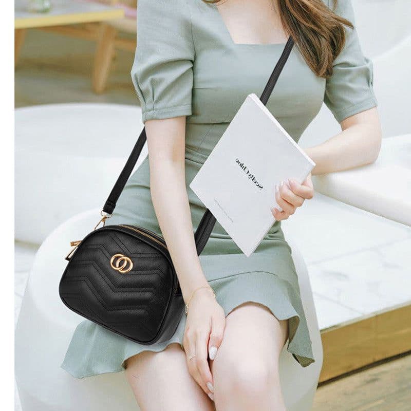 image-Women's Shoulder Messenger Bag New Fashion Small Round Mini