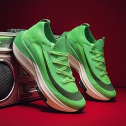 image-Air Cushion Sports Shoes Men Personalized Fashion Breathable Lace Up Knit Sneakers Casual Outdoor Running Walking Shoes