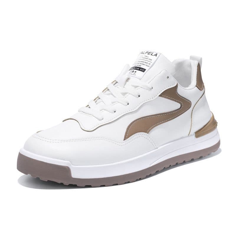 image-Trendy Lace-up Sneakers Casual Shoes Men's Fashion Versatile Round-toe Flat-soled Outdoor Casual Walking Running Shoes Students