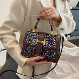 image-Women's Fashion Casual Sequin Shoulder Bag