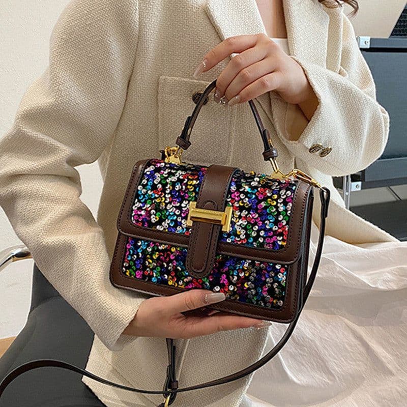 image-Women's Fashion Casual Sequin Shoulder Bag