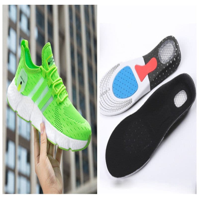 image-Leisure Fly Woven Breathable Sports Shoes