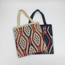 image-Large Capacity Woven Fabric Cute Fashion Tote Bag