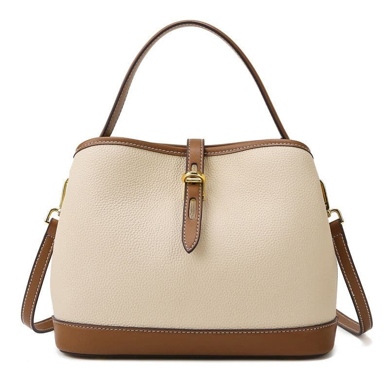 image-Lychee Pattern Large Capacity Contrast Color Single Shoulder Messenger Bag