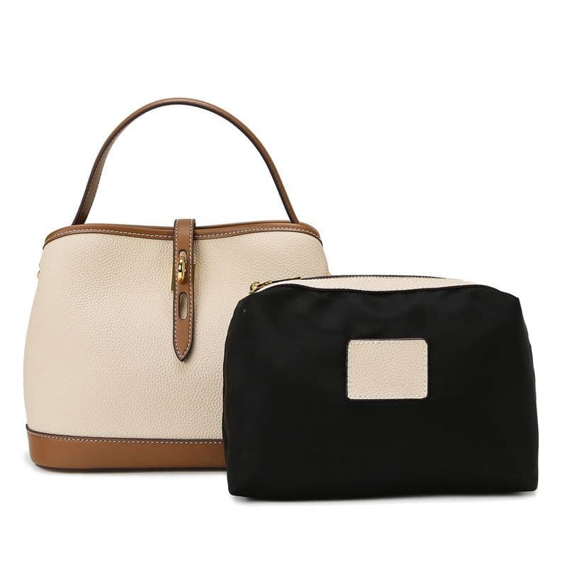 image-Lychee Pattern Large Capacity Contrast Color Single Shoulder Messenger Bag