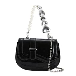 image-New Laser Pearl Tote Saddle Girl Mini