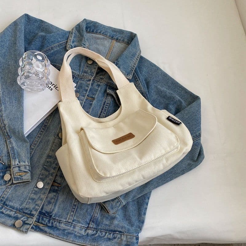 image-Leisure Commute Large Capacity Summer Fashion Canvas Support All-match Shoulder Bag